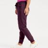 Baggy Cinch Bottom High Waisted Scrub Pants for Women Jogger Style Loose Fit Drawstring Cargo Jogger Pants Stretchy Yoga Pants with Pockets Womens Jogger Pants Yoga Women Joggers with Pockets Wine view 3