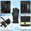 Odtmger Ski Gloves,Winter Waterproof & Warm Snow Gloves for Parent Child Kids-Skiing,Cycling,Motorcycle,Running view 4