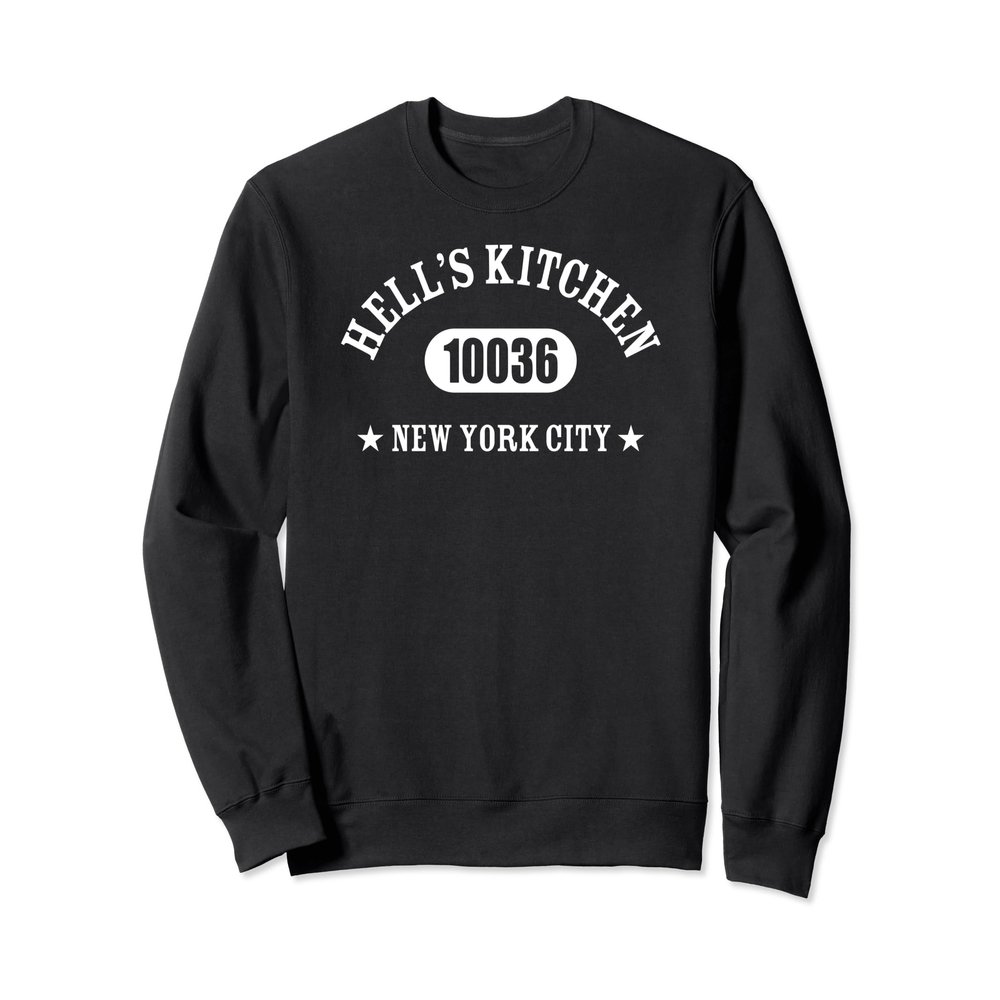 HELL'S KITCHEN 10036 NEW YORK CITY / NYC Athletic Design Sweatshirt