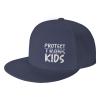 Protect Trans Kids Transgender Youth LGBT-Q Outdoor Baseball Cap and Running Cap Navy Blue view 1