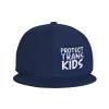 Protect Trans Kids Transgender Youth LGBT-Q Outdoor Baseball Cap and Running Cap Navy Blue view 2