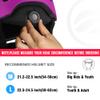DKONI Ski Helmet for Adults Snowboard Helmet Men Women Youth Certified Snow Sports Helmet for Skiing Snowboarding (Purple, Medium: 21.2-22.5 inch (54-58cm)) view 3