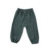 Kutterild Toddler Baby Girls Boys Checkered Pants Elastic Waistband Cute Casual Loose Bloomers Long Trousers Pull On Joggers (Green a, 3-4 Years) view 3