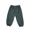 Kutterild Toddler Baby Girls Boys Checkered Pants Elastic Waistband Cute Casual Loose Bloomers Long Trousers Pull On Joggers (Green a, 3-4 Years) view 4