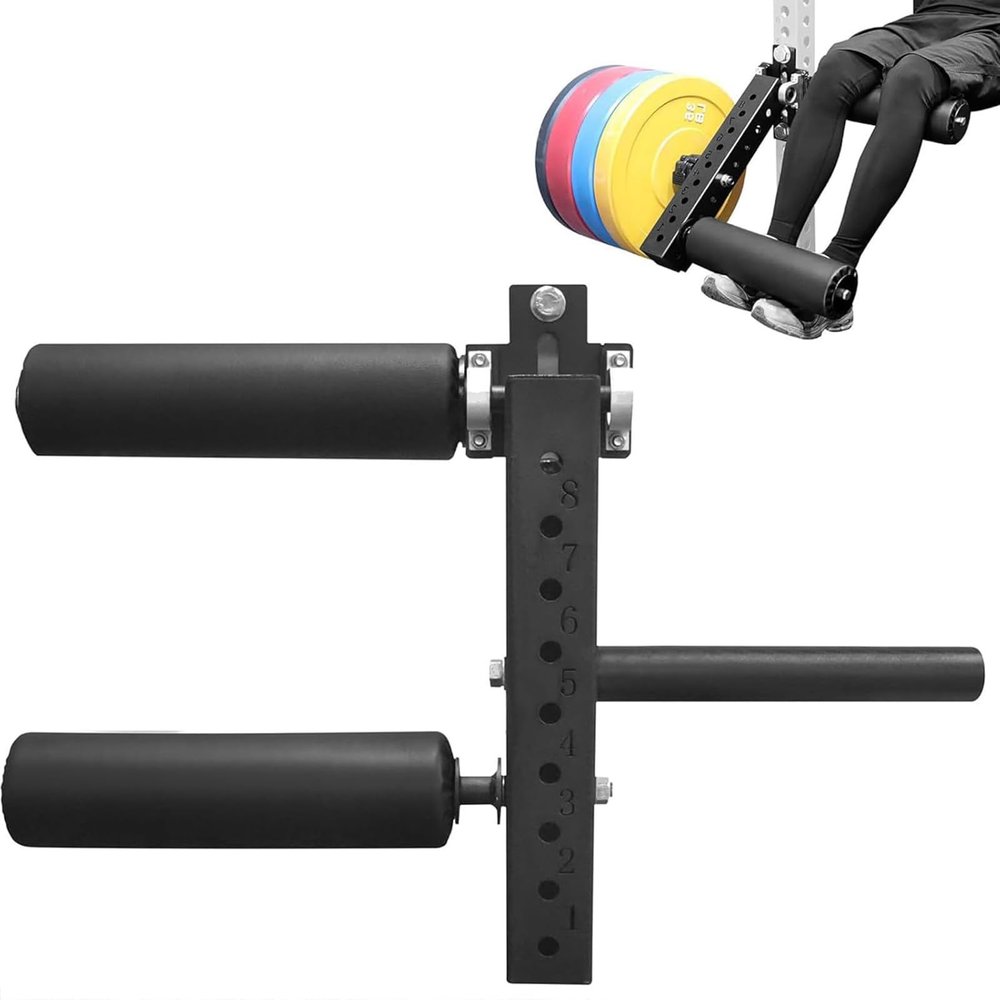Leg Extension and Leg Curl Machine,Adjustable Leg Extension and Curl Machine Squat Rack Attachment (3 Options for Squat Racks with 16mm/18mm or26mm Holes),16mm-25mm