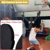 XQZMZSCP 2 Pcs Basketball Defender Mannequin Obstacle Training Dummy, Height Adjustable Shooting Trainer for Children Adults (Height 130) view 3