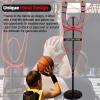 XQZMZSCP Portable Defender Practice Dummy for Basketball, Adjustable Freestanding Training Mannequin for Dribbling Shooting Passing (Red) view 4