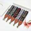 LEMEDE Purse Strap,2" Leather End Shoulder Strap Adjustable Replacement,Retro Jacquard Multi-pattern Crossbody Bag Straps view 2