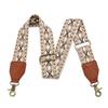 Purse Strap,2" Leather End Shoulder Strap Adjustable Replacement,Retro Jacquard Multi-Pattern Crossbody Bag Straps view 1