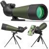 CVLIFE Spotting Scope with Tripod, 20-60x80 Spotter Scope with Phone Adapter, BAK4 High Definition, Wide Field of View, Waterproof Spotting Scopes for Bird Watching, Wildlife Viewing view 1