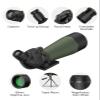 CVLIFE Spotting Scope with Tripod, 20-60x80 Spotter Scope with Phone Adapter, BAK4 High Definition, Wide Field of View, Waterproof Spotting Scopes for Bird Watching, Wildlife Viewing view 4