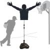 XQZMZSCP Basketball Defender Dummy Training Mannequin with Dribble Sticks, Height Adjustable Shooting Trainer w/Water Filled Base (S) view 1