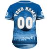Custom Baseball Jersey Men Women Youth Kids Personalized Name Number Logo, California Jersey in Blue and White Color Sports Fan Jersey view 3
