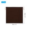 PATIKIL Large Velvet Bags With Drawstrings, 5 Pack 14 x 14 Inch Hair Dryer Bag Treat Bag Dust Bag Hotel Storage Bag for Travel Luggage Packing, Brown view 2