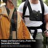 Shoulder Holsters for Concealed Carry- Shoulder Gun Holster for Men and Women-Universal Pistol Chest Holster view 4