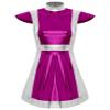 Rswnyirn Women's Cap Sleeve Fever Space Cadet Mini Dress Alien Traveler Cos Playing Costume Hot Pink 3X-Large view 3
