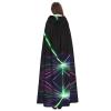 SDEGTHO Laser Lights Adult Hooded Cloak Cape Halloween Witch Costume For Men And Women Cosplay Costumes view 4
