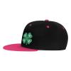 4-H Clover Baseball Cap for Men Or Women Classic Flat Bill Snapback Hat Pink view 3