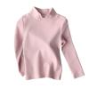 Toddler Turtleneck Kids Boys Girls Solid Color Long Sleeve Shirt Fall Winter Blouse Unisex Basic Warm (Pink, 6-7 Years) view 1
