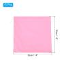 PATIKIL Large Velvet Bags With Drawstrings, 5 Pack 14 x 14 Inch Hair Dryer Bag Treat Bag Dust Bag Hotel Storage Bag for Travel Luggage Packing, Pink view 2