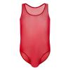Men's Bodysuits Leotrad Wrestling Singlet Shapewear Jockstrap See Through Mesh Fitness Jumpsuits Thongs Red view 3