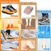 Heated Shoes for Men Women Heated Sneakers with Non-Slip Rubber Sole Foot Warmer Temperature Controlled Heating Shoes (Black&White, Adult, Women, 7, Numeric, US Footwear Size System, Medium) view 4