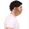BC GOODS BY Mens Medium Synthetic Fiber Beard Mustache Set | Realistic Facial Hair Accessory for Men | Fake Beard Sets for Halloween, Christmas, and Costume Party - Mix Brown view 4