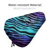 Purple Blue Green Camouflage Zebra Stripes Bike Seat Cover Waterproof Bicycle Seat Cover with Drawstring Adjustable Bike Seat Cushion Extra Soft Bike Cushion Seat Protector for Rainproof Dustproof view 4