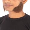 BC GOODS BY Men's Human Hair Mutton Chops Side Burns Beard Cosplay Facial Hair, Mix Brown view 2