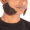 BC GOODS BY Men's Human Hair Mutton Chops Side Burns Beard Cosplay Facial Hair, Light Black view 2