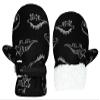 Urban Virgin Infant Baby Toddler Kids Winter Mittnes Lined Fleece Warm Waterproof Ski Snow Gloves For Boys Girls Black Dino 6-24 Months view 1