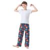 ALAZA Basketball Watercolor Stylish Pajama Pants Long Sleep Pant Pajama Bottoms Elastic Waist with Pockets 9-10 Years view 2