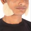BC GOODS BY Men's Human Hair Mutton Chops Side Burns Beard Cosplay Facial Hair, Blonde view 3