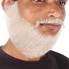 BC GOODS BY Mens Medium Synthetic Fiber Beard Mustache Set | Realistic Facial Hair Accessory for Men | Fake Beard Sets for Halloween, Christmas, and Costume Party - Grey view 3