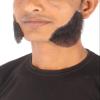 BC GOODS BY Men's Human Hair Mutton Chops Side Burns Beard Cosplay Facial Hair, Black view 3