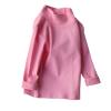 Toddler Turtleneck Kids Boys Girls Solid Color Long Sleeve Shirt Fall Winter Blouse Unisex Basic Warm (G, 5-6 Years) view 1