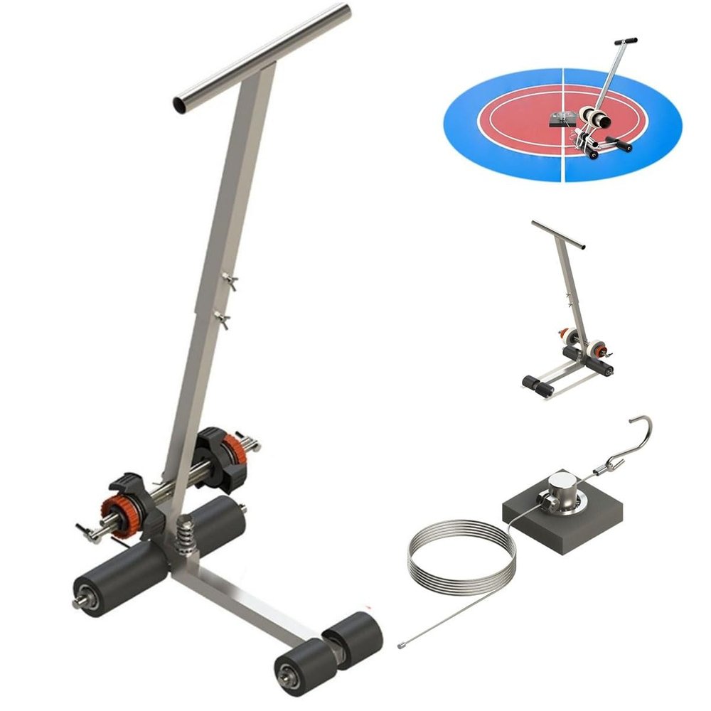 DMZHAOBC Court Line Tape Machine, Hand Push Floor Marking Tool, Playing Field Line Striping Machines, Adjustable Width Line Tape Machine, Floor Tape Applicator with Drawing Circle Kit