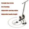 DMZHAOBC Court Line Tape Machine, Hand Push Floor Marking Tool, Playing Field Line Striping Machines, Adjustable Width Line Tape Machine, Floor Tape Applicator with Drawing Circle Kit view 4