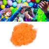 LIANGLIDE Halloween Costume Wig, Adult Innovative Color Party Wig Halloween Interesting Headgear for Circus Troup Football (Orange) view 4