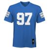Outerstuff Youth Aidan Hutchinson Blue Detroit Lions Replica Jersey view 2