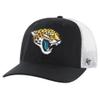 47 Youth Black/White Jacksonville Jaguars Trucker Adjustable Hat view 1