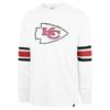 47 Men's White Kansas City Chiefs Gridiron Premier Brex Long Sleeve T-Shirt view 2