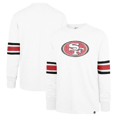 47 Men's White San Francisco 49ers Gridiron Premier Brex Long Sleeve T-Shirt