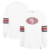 47 Men's White San Francisco 49ers Gridiron Premier Brex Long Sleeve T-Shirt view 1
