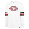 47 Men's White San Francisco 49ers Gridiron Premier Brex Long Sleeve T-Shirt view 2