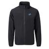 Cutter & Buck Men's Black Detroit Lions Big & Tall Charter Eco Knit Recycled Full-Zip Jacket view 2