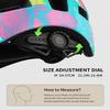 BIMALSIC Kids Youth Bike Helmet -with Removable Visor,Child Helmet for Boys and Girls 54-57cm (Ages 5-8-12-14 Years) Cyan Color view 3