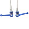 2pcs Oy Skewer Set Quick Release Axle Skewer Replacement Rep Parts in Red Color for Mountain and Road (Blue) view 4
