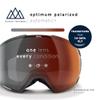 Zeal Optics Lookout Ski & Snowboard Goggle for Men & Women w/Interchangeable Bonus Lens, OTG, Anti-Fog, Photochromic, Spruce/Automatic+ GB view 4