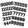 Sports Helmet Numbers 1" by Chalkallaboutit Baseball, Hockey, Football and Lacrosse (Matte Black) view 1